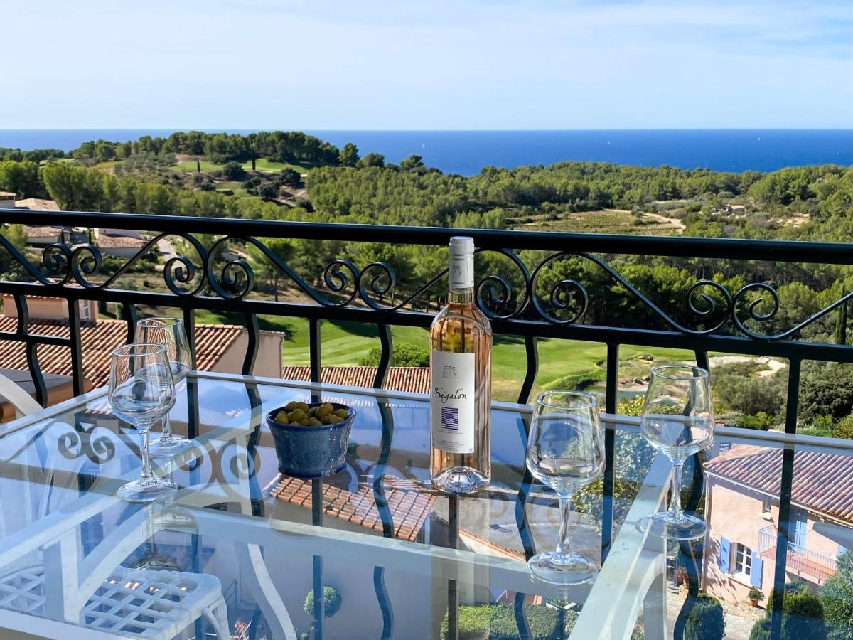 T3 Vue Mer Exceptionnelle Au Domaine Fregate Bandol Сен-Сир-сюр-Мер Экстерьер фото